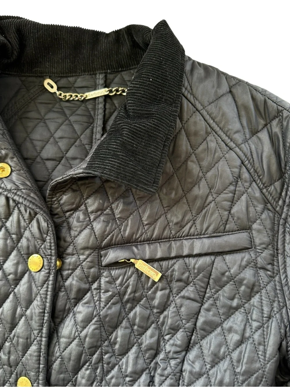 Barbour • Quilted Black Jacket - Picture 6 of 9